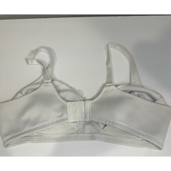 Playtex Bra 40C  E515 18 Hour Ultimate Shoulder Comfort Wireless White Womens - Picture 2 of 13
